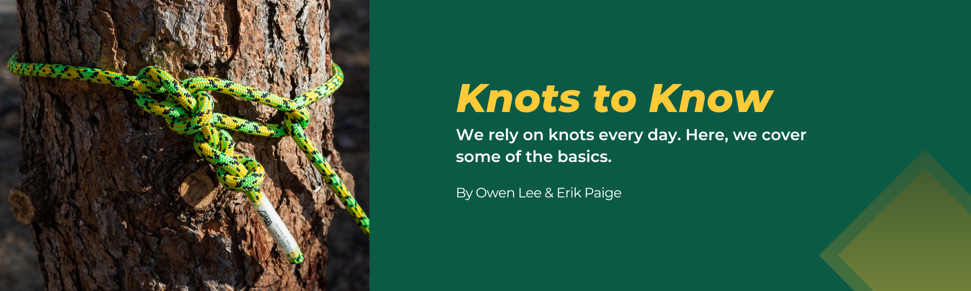 Knots to Know - ArborWorks